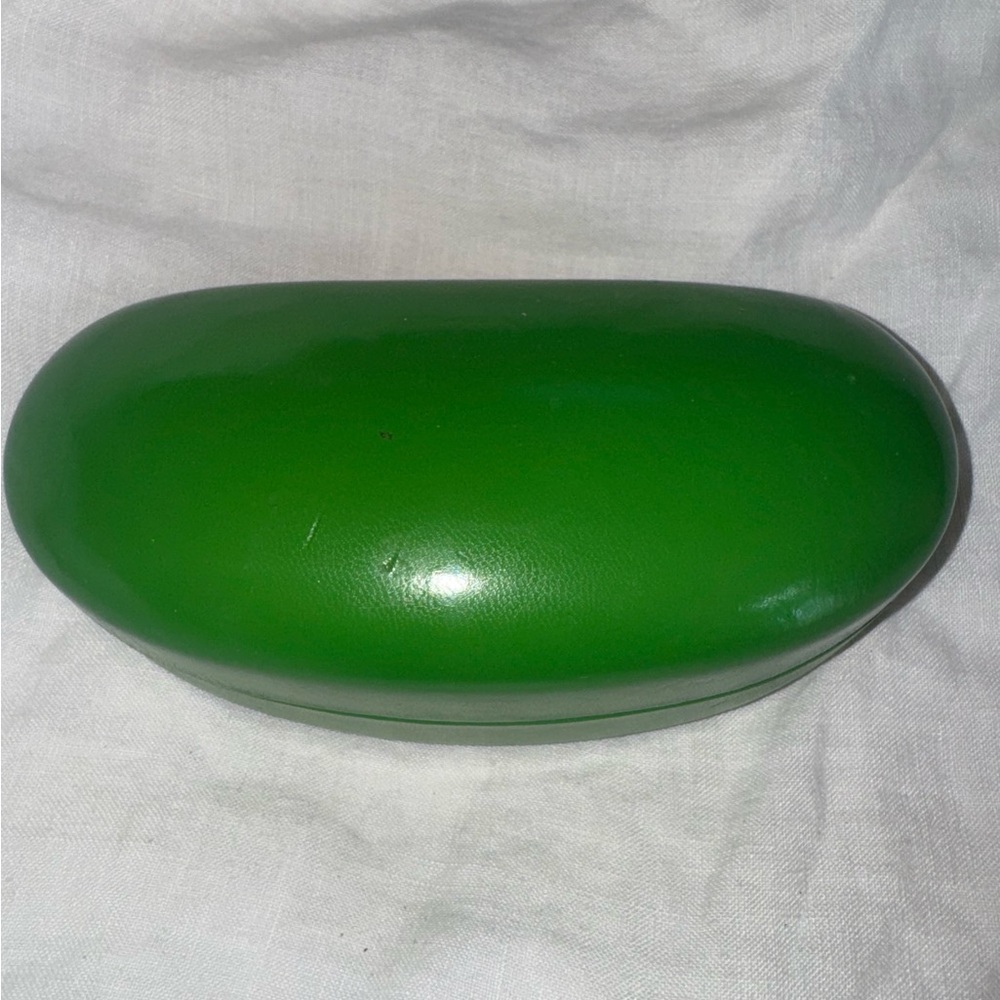 Kate Spade Emerald Green Eyewear Case Clamshell Gard Sunglasses Case